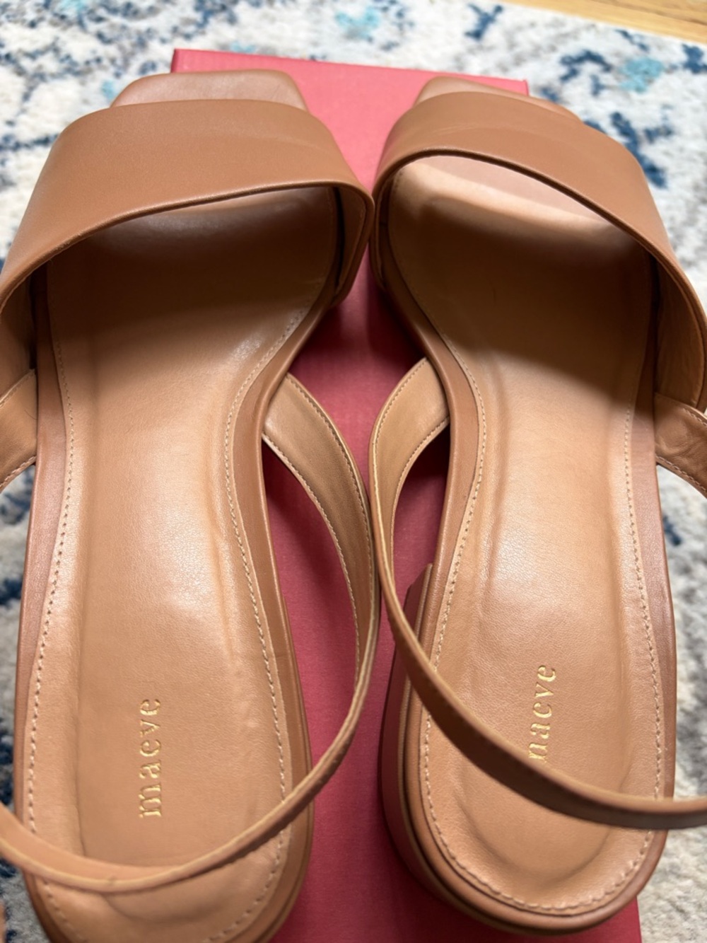 MAEVE
Asymmetric Slingback Heels - Tan - Picture 6 of 10